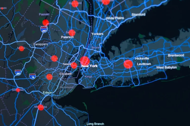 Car Delivery City Map
