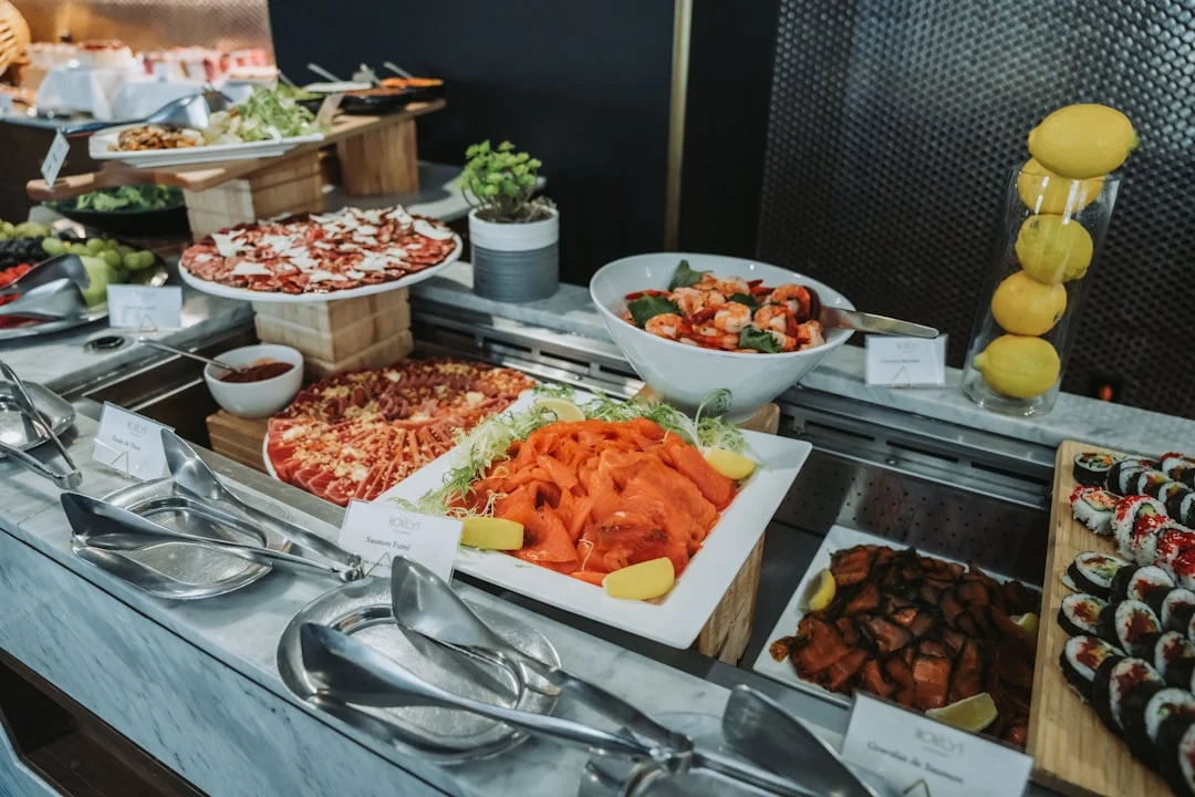 Cooked Meat Catering Food