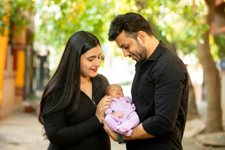 Happy Family Newborn Baby