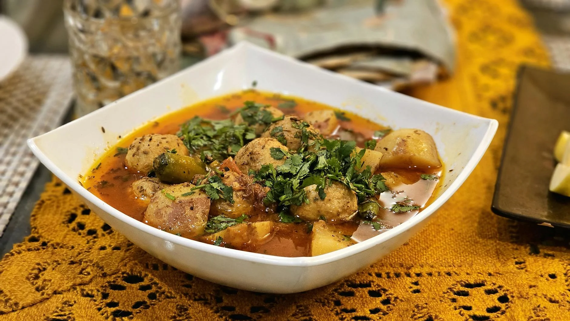 Mutton Curry Spicy Soup