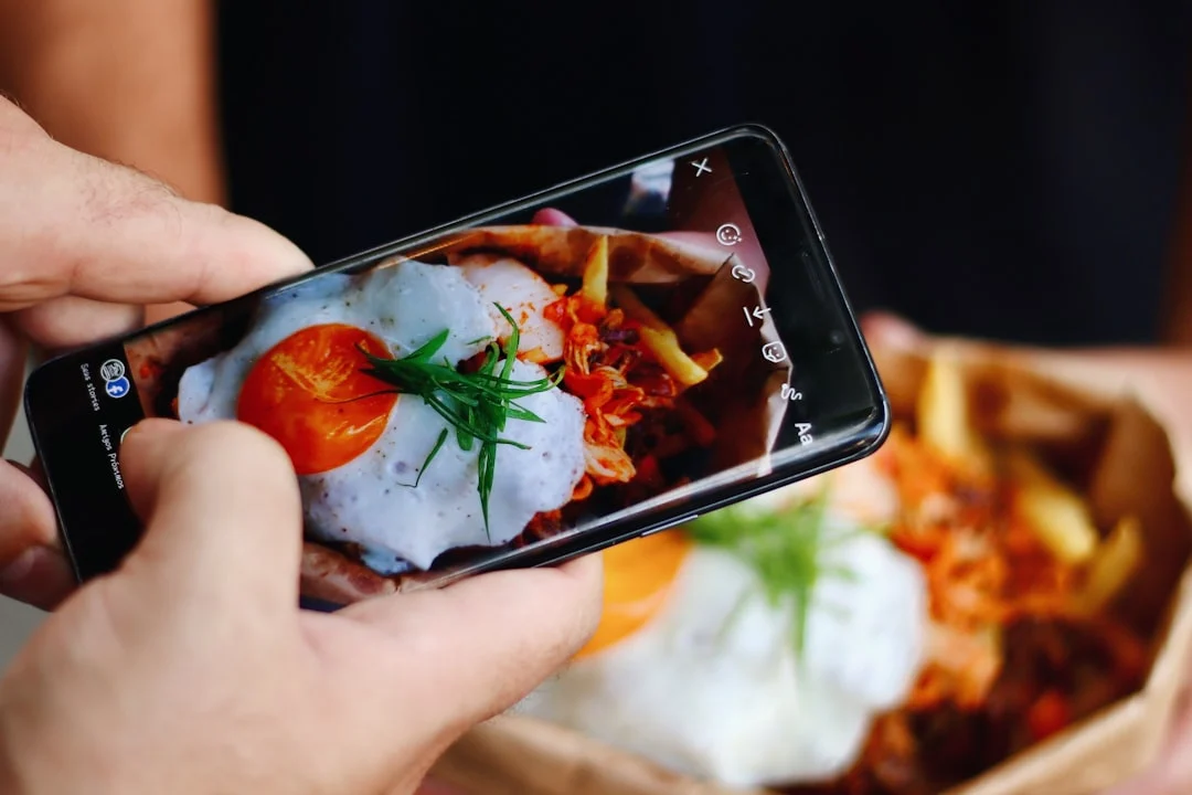 Smartphone Catering Food